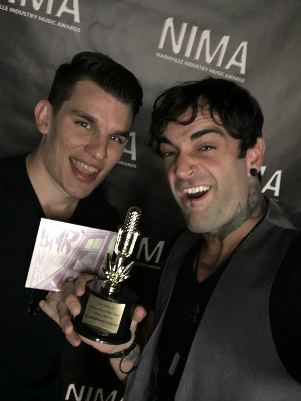 NIMA 2016 Nick and Troy with Award